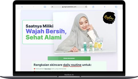 Reglow Pekanbaru desktop